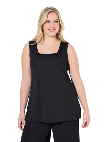 Ulla Popken Strick-Top in schwarz