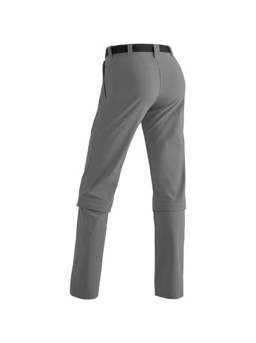 Maier Sports Zip-Hose Arolla in Steingrau071