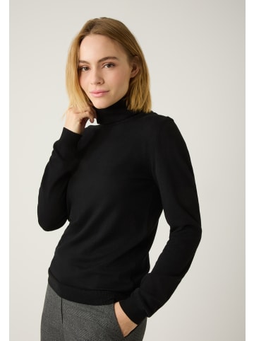 More & More figurbetonter Rollkragenpullover in black