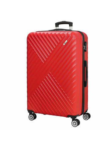Paradise by CHECK.IN Kingston - 4-Rollen-Trolley 77 cm (lila) in rot