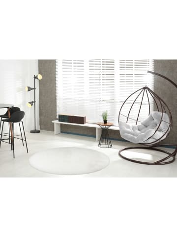 Vivorum Wohnzimmer / Schlafzimmer  Kurzflor Teppich Cross 425 in weiß