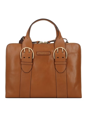 The Bridge Elena Laptoptasche Leder 35 cm in cognac