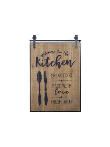 Chic Antique Schild KITCHEN Holzschild 57x38 cm