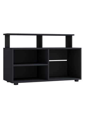 VCM  TV Lowboard Fernsehschrank Konsole Balansia in Schwarz