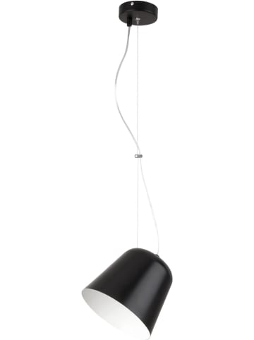 Licht-Erlebnisse Pendelleuchte (B)20 x (L)20 x (T)90 cm in Schwarz Weiß