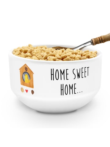 Mr. & Mrs. Panda schale Vogelhaus Home mit Spruch in Weiß