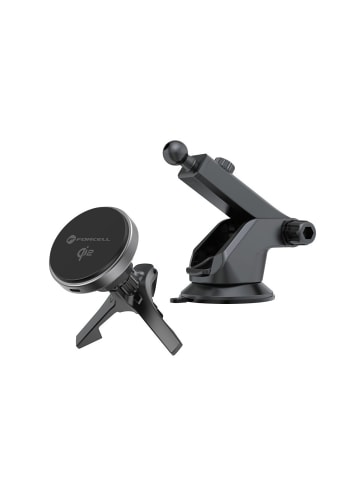 Wisam® FORCELL F-GRIP Kfz-Halter Qi2 15W MagSafe induktiv Grau