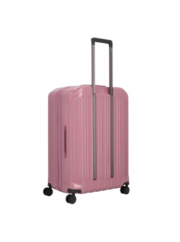 Piquadro PQ-Light 4 Rollen Trolley 69 cm mit Dehnfalte in pink