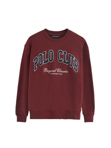 Polo Club Sweatshirt in Granat
