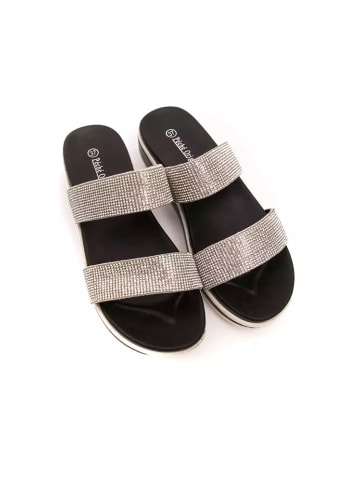 Péché Originel Silber Textil Damen Sandale