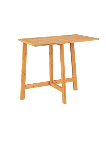 relaxdays Klapptisch in Natur - (B)80 x (H)73 x (T)50 cm