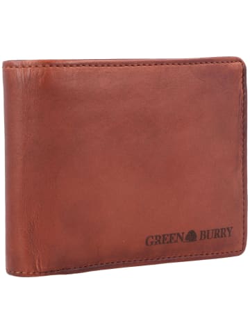 Greenburry Vintage Washed Geldbörse Leder 13 cm chestnut