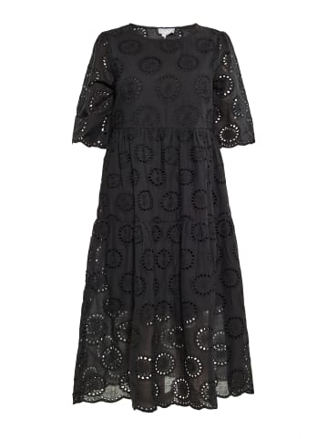 Usha Damen Kleid in Schwarz