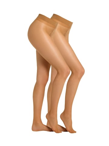 S. Oliver Strumpfhose 2er Pack fine everyday 20 Denier in make up