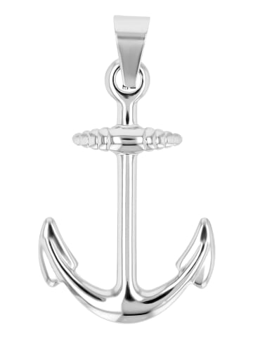 Adeliás Unisex Anhänger aus Edelstahl in silber