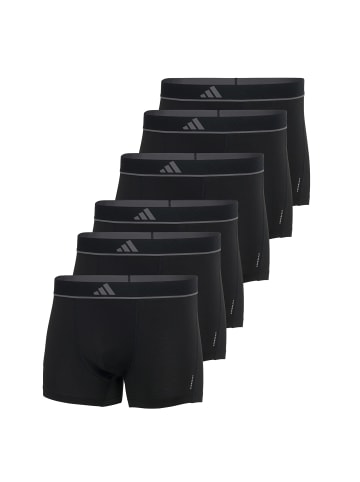 adidas Boxershort 6er Pack in Schwarz