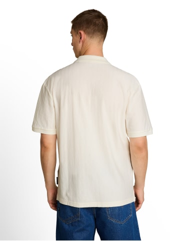 TOM TAILOR Denim Poloshirt in ecru