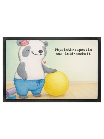 Mr. & Mrs. Panda Türmatte Physiotherapeutin Leidenschaft Design ... in Weiß