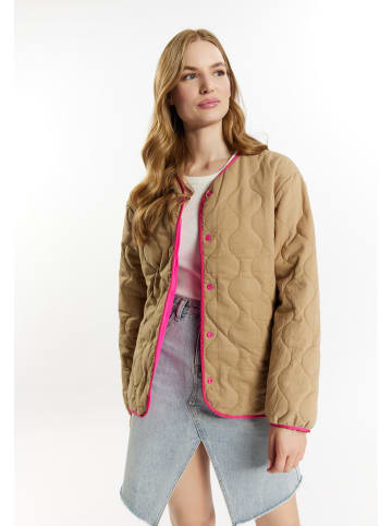 DreiMaster Vintage Damen Steppjacke in Taupe
