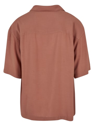 Urban Classics Short Sleeve Shirt in terracotta