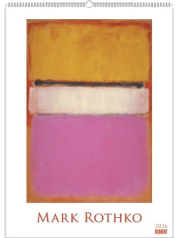 DuMont Kalenderverlag Kalender - DUMONT - Mark Rothko 2026 - Kunst-Poster-Kalender 50 x 70 cm, Wandka