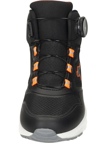 Kangaroos Freizeit Stiefel in jet black/neon orange