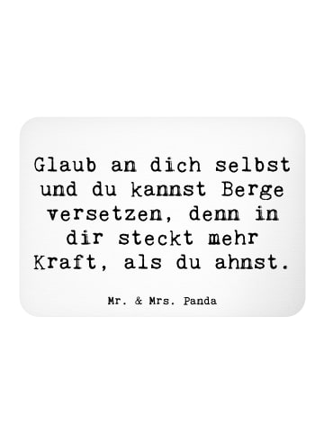 Mr. & Mrs. Panda magnet Spruch Selbstvertrauen stärken mit Spruch in Weiß