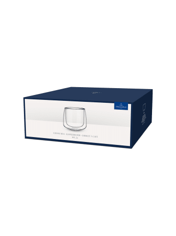 Villeroy & Boch 2er Set Kaffeebecher Artesano Hot & Cold in Transparent 180 ml in transparent