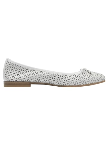 Tamaris Ballerina in WHITE STRUCT.