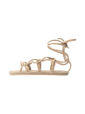 IZIA Damen Sandalen Aus Leder in Beige