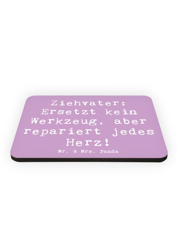 Mr. & Mrs. Panda Magnet Spruch Ziehvater Herzreparatur mit Spruch in Lavendeltraum