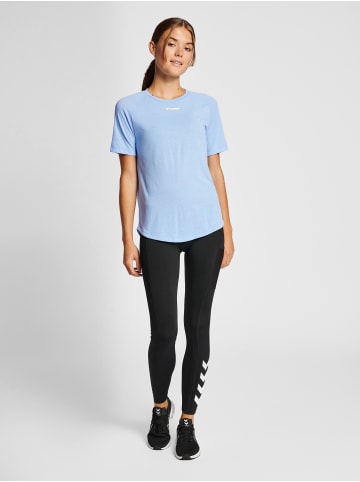 Hummel Hummel T-Shirt Hmlmt Yoga Damen Atmungsaktiv Leichte Design in PLACID BLUE