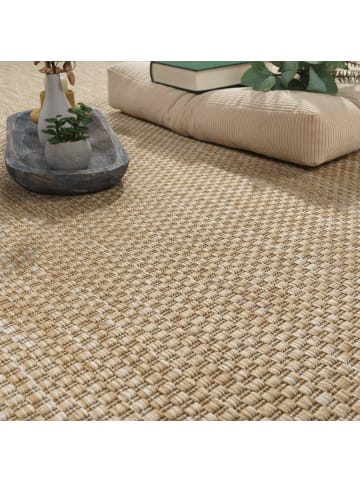 KADIMA DESIGN Teppich Kurzflor Unifarben Wohnzimmer in Beige