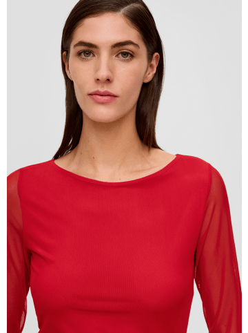 s.Oliver BLACK LABEL T-Shirt langarm in Rot