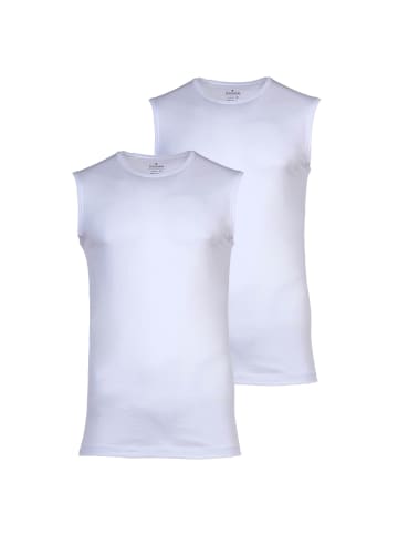 Ragman Unterhemd 2er Pack in Weiß