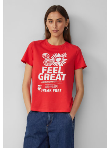 QS T-Shirt in 31D0_chilirot