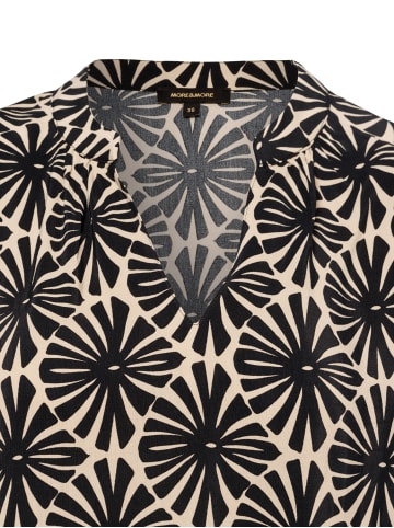 More & More Bluse in schwarz beige