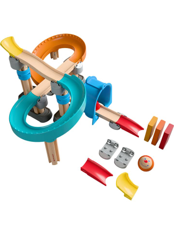 Haba Spielbausteine Kullerbü Kugelbahn Step-By-Step in mehrfarbig