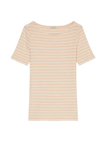 Marc O'Polo Gestreiftes T-Shirt slim in multi/ dry rose