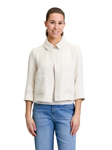 CARTOON Tweedblazer mit Taschen in Cream/Nature