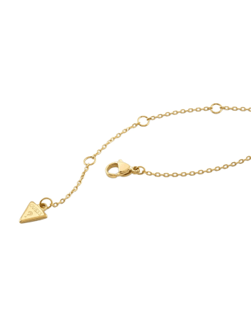 Guess Damen-Kette Oval Crystal Goldfarben