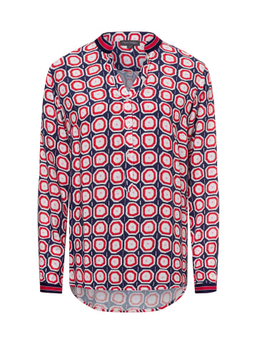 Franco Callegari Blusenshirt in weiß blau - 0028