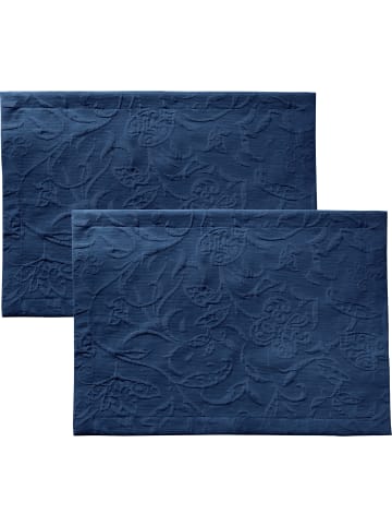 Pichler Jacquard Tischset 2er-Pack Cordoba in blau