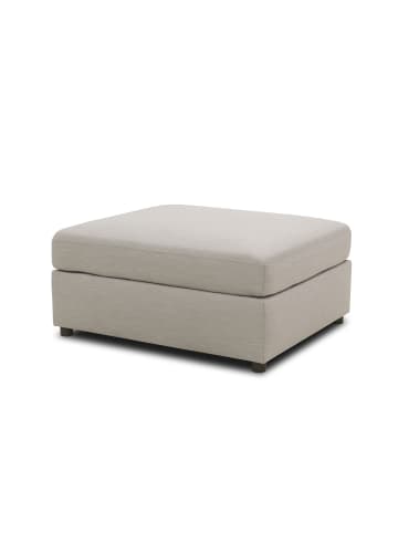 58 aufm Kessel GARTENLOUNGE Hocker Bozhana 96x44x78 mit Outdoorbezug in silber