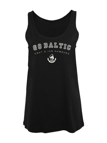 F4NT4STIC Ladies Tanktop Go Baltic Ostsee Knut & Jan Hamburg in schwarz