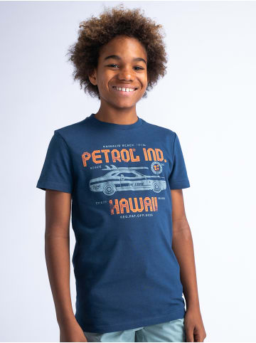 Petrol Industries T-Shirt mit Aufdruck Offshore in Blau