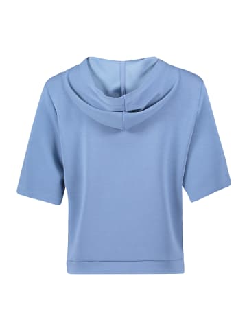 BETTY & CO Sweatshirt mit Kapuze in Blau