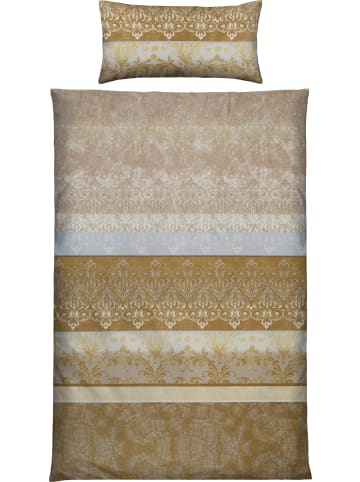 Erwin Müller Edel Flanell Bettwäsche in beige