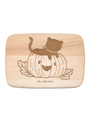 Mr. & Mrs. Panda Frühstücksbrett Schwarze Katze ohne Spruch in Transparent