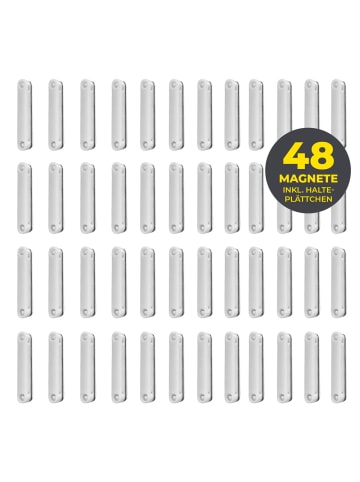 EASYmaxx Magnete 48er-Set für Moskitonetze  Transparent
